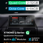 XTRONS Q/QC series: Qualcomm Anti-Reflective Screen Upgrade models for BMW Audi Benz Upgraded with built-in carplay& Androidauto