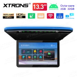 13.3 inch Octa-core Android Car TV Roof Multimedia Player - cm136as Car ...