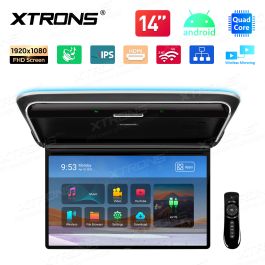 14” FHD IPS Screen Ultra Narrow Bezel Android Car Roof Multimedia ...