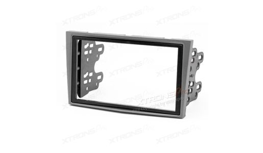 Silver Radio Fascia for Opel/Daewoo/GMC Double Din Facia Panel Install CD Kit Trim