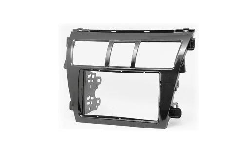 Piano Black Car CD Stereo Fitting Kit Fascia Surround Panel Adapter for TOYOTA Vios Belta Yaris Sedan