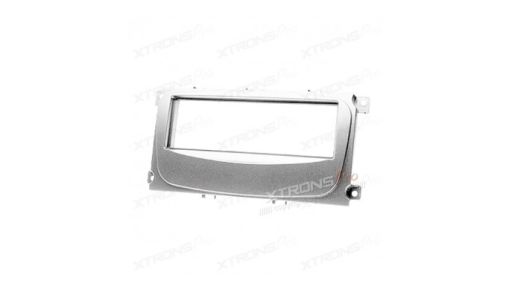 FORD Focus Silver Single Din Fascia Panel Facia Surround Adaptor Plate