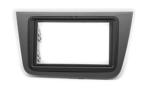 Double Din Car Stereo Radio Fascia Panel Adapter Fitting Kit for SEAT Altea 2004-2015, Toledo 2004-2009 (Left wheel)