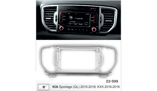 fascia panel for KIA Sportage (QL) 2015-2018; KX5 2016-2018