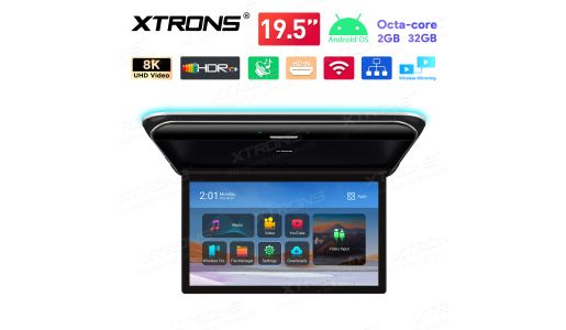 19.5 inch Ultra-thin 8 core Android Car TV Roof Multimedia Player with HD Input