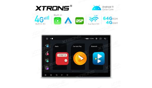 10.1 inch Android 11 Multimedia Player Navigation System With Built-in CarAutoPlay and Android Auto and DSP