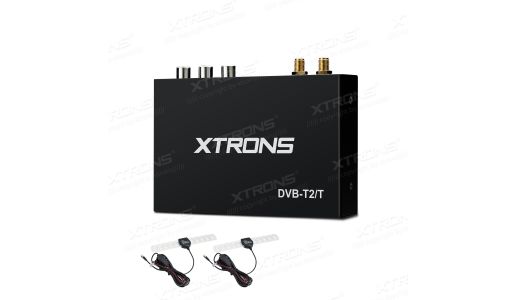 Dual Antenna Car DVB-T DVB-T2 Freeview Digital TV Receiver Box