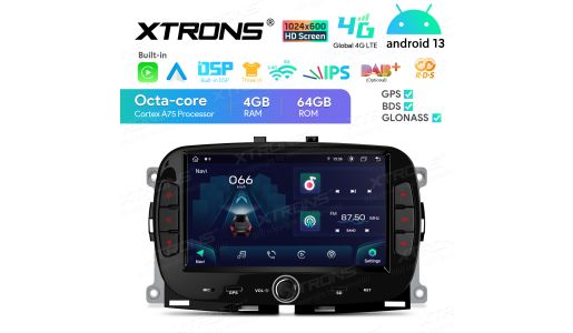 7 inch Android Octa Core 4GB RAM + 64GB ROM Car Stereo Multimedia Player Custom Fit for FIAT