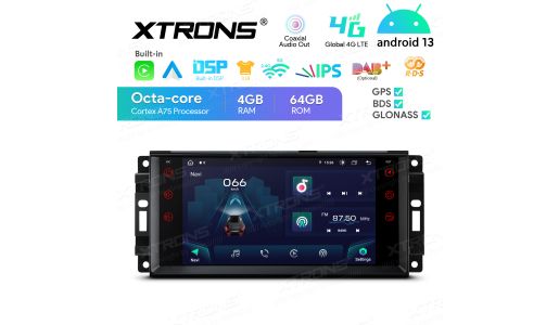 7 inch Android Octa Core 4GB RAM + 64GB ROM Car Stereo Multimedia Player Custom Fit for Jeep | Dodge | Chrysler