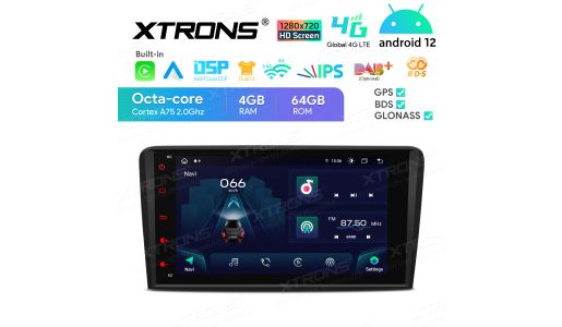 8 inch Octa-Core Android Navigation Car Stereo Multimedia Player with 1280*720 HD Screen Custom Fit for Audi