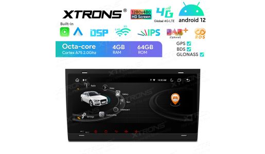 8.8 inch Android Octa-Core Navigation Car Stereo Multimedia Player with 1280*480 HD Screen Custom Fit for Audi/SEAT