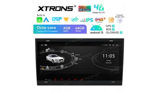 8.8 inch Android Octa-Core Car Stereo Multimedia Player with 1280*480 HD Screen Custom Fit for Audi/SEAT