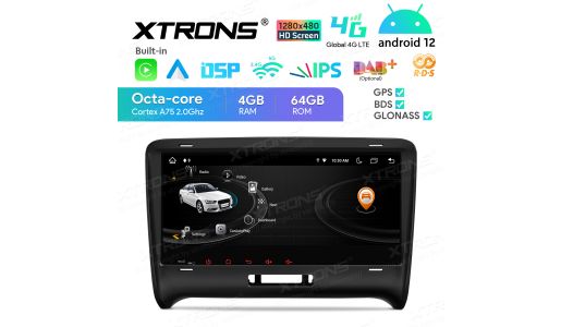8.8 inch Android Octa-Core Navigation Car Stereo Multimedia Player with 1280*480 HD Screen Custom Fit for Audi TT