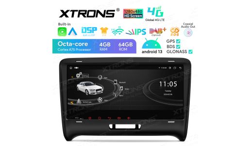 8.8 inch Android Octa-Core Car Stereo Multimedia Player with 1280*480 HD Screen Custom Fit for Audi TT
