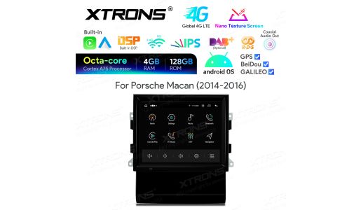8.4" Octa Core 4+128GB Nano Texture Screen Android Car Stereo Multimedia Player for Porsche Macan With PCM 3.1 System
