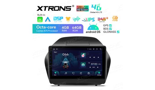 10.1 inch Octa-Core Android Car Stereo Multimedia Player with 1280x720 HD Screen Custom Fit for HYUNDAI