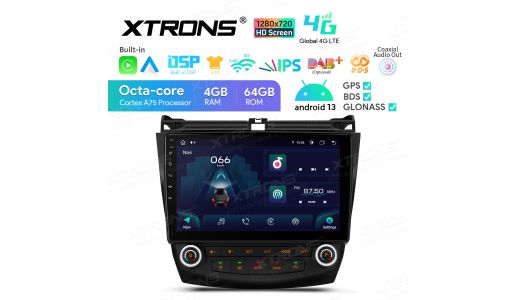 10.1 inch Android Octa-Core Car Stereo Multimedia Player with 1280*720 HD Screen Custom Fit for Honda (Left Hand Drive Vehicles ONLY)