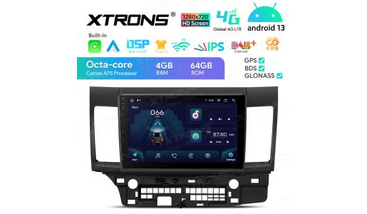 10.1 inch Android Octa Core 4GB RAM + 64GB ROM Car Stereo Multimedia Player with 1280x720 HD Screen Custom Fit for Mitsubishi/Proton