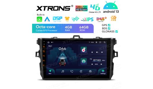 9 inch Android Octa Core 4GB RAM + 64GB ROM Car Stereo Multimedia Player with 1280*720 HD Screen Custom Fit for TOYOTA