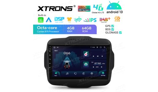 9 inch Octa-Core Android Navigation Car Stereo Multimedia Player with 1280*720 HD Screen Custom Fit for Jeep