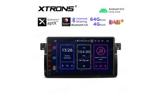 9 inch Android 10.0 Octa-Core 64G ROM + 4G RAM Plug & Play Design Qualcomm Bluetooth Car Stereo Multimedia GPS System for BMW / Rover / MG