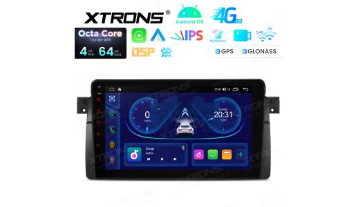 9 Inch Octa Core 4+64GB Android Navigation Car Stereo Built-in DSP 4G LTE IPS Display for BMW/Rover/MG