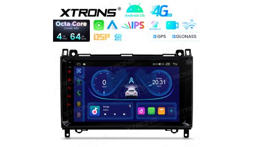 9 inch Android Navigation Car Stereo Octa Core 4+64GB 4G LTE EQ DSP IPS Display for Mercedes-Benz/Volkswagen
