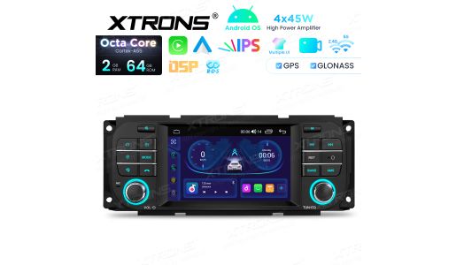 5 Inch Octa Core 64GB IPS Display EQ DSP Multiple UI Android Navigation Car Stereo for Chrysler / Jeep / Dodge