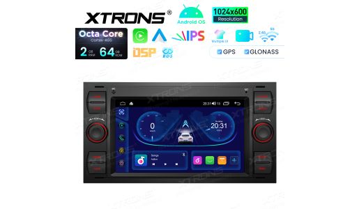 7 Inch Octa Core 64GB IPS Display EQ DSP Multiple UI Android Navigation Car Stereo for Ford