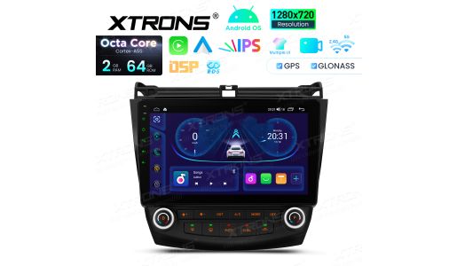 10.1 Inch Octa Core 64GB IPS Display EQ DSP Multiple UI Android Navigation Car Stereo for Honda Accord(2003-2007) LHD