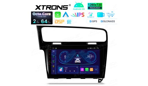 10.1 Inch Octa Core 64GB IPS Display EQ DSP Multiple UI Android Navigation Car Stereo for Volkswagen Golf 7 2013-2017 LHD