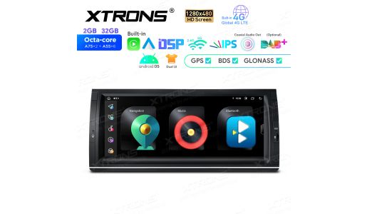10.25 inch Octa-Core Android Navigation Car Stereo with 1280*480 IPS Screen Custom Fit for BMW