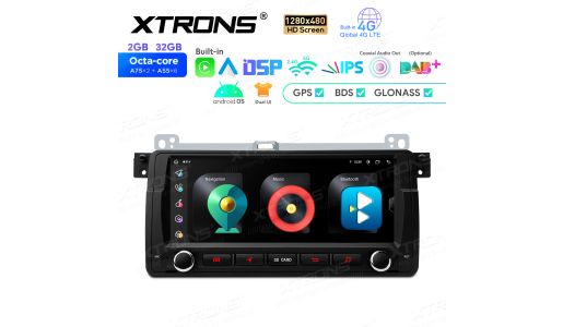 8.8 inch Android Octa-Core Navigation Car Stereo with 1280*480 IPS Screen Custom Fit for BMW/Rover/MG