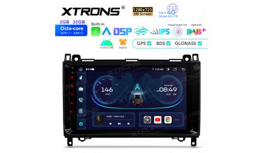 9 inch Octa-Core Android Navigation Car Stereo 1280*720 HD Screen Custom Fit for Mercedes-Benz/Volkswagen