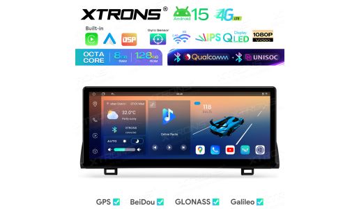 12.3 Inch UNISOC 7865 8+128GB Global 4G AKM DSP Dual BT QLED 2K Screen Android Car Stereo Navigation System for Honda Accord 2018-2022