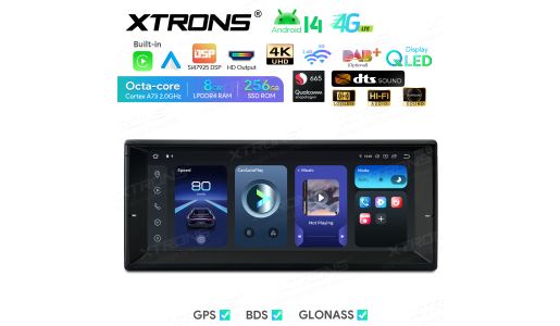 10.25" Octa core Android 14 4G 8+256GB QLED IPS Display Car Navigation System Built-in DSP DTS Custom Fit for BMW