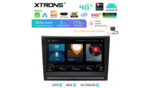 8 inch Qualcomm Snapdragon 665 AI Solution Android Octa-Core 8GB RAM + 256GB ROM Car Navigation System (4G LTE*) Custom Fit for Porsche