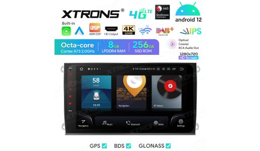 9 inch Qualcomm Snapdragon 665 AI Solution Android Octa-Core 8GB RAM + 256GB ROM Car Navigation System (4G LTE*) Custom Fit for Porsche