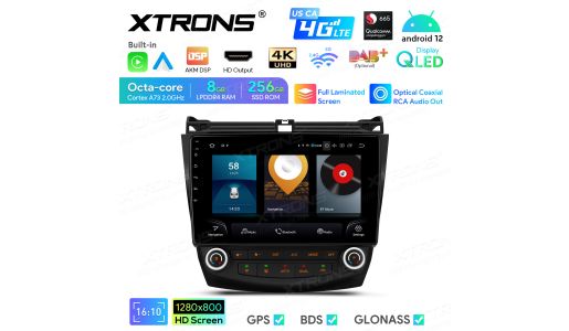 10.1 inch Qualcomm Snapdragon 665 AI Solution Android Octa-Core 8GB RAM + 256GB ROM Car Navigation System (4G LTE*) Custom Fit for HONDA (Left Hand Drive Vehicles ONLY)