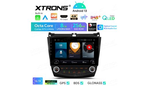 10.1 inch Qualcomm Snapdragon 665 AI Solution Android Octa-Core 8GB RAM + 256GB ROM Car Navigation System (4G LTE*) Custom Fit for HONDA (Left Hand Drive Vehicles ONLY)