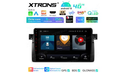 9 inch Qualcomm Snapdragon 665 AI Solution Android Octa-Core 8GB RAM + 256GB ROM Car Navigation System (4G LTE*) Custom Fit for BMW/Rover/MG