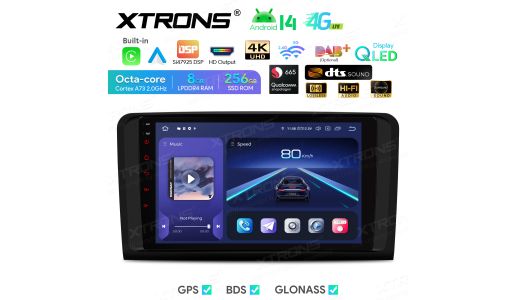 9 inch Octa core Car Android Navigation System 8+256GB QLED IPS Display Built-in DSP Custom Fit for Mercedes-Benz