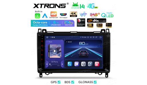 9 inch Octa core Car Android Navigation System 8+256GB QLED IPS Display built-in DTS Digital Sound DSP Chipset Fit for for Benz/Volkswagen
