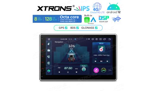 10.1 inch Rotatable QLED Display Android Car Stereo Octa core Processor 8GB RAM & 128GB ROM Custom Fit for VW, Skoda and SEAT