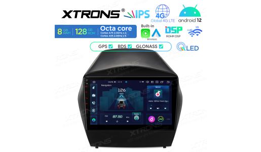 9 inch QLED Display Android Car Stereo Multimedia Player Octa core Processor 8GB RAM & 128GB ROM Custom Fit for HYUNDAI