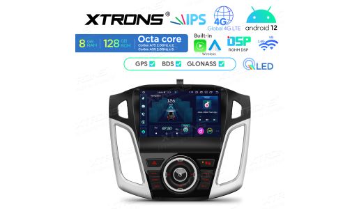 9 inch QLED Display Android Car Stereo Multimedia Player Octa core Processor 8GB RAM & 128GB ROM Custom Fit for Ford