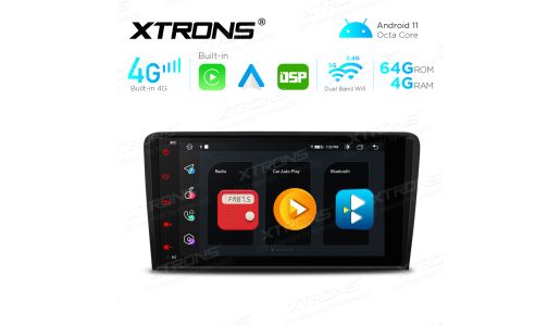 8 inch Octa-Core Android 11 Multimedia Player Navigation System With Built-in CarAutoPlay and Android Auto and DSP For Audi