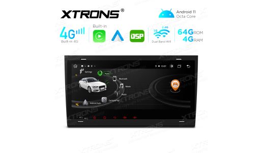 8.8 inch 1280*480 Screen Android 11 Multimedia Player Navigation System With Built-in CarAutoPlay and Android Auto and DSP For AUDI/SEAT