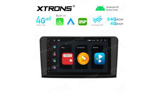 Integrated 4G Solution: 9 inch 8 Core 4GB RAM + 64GB ROM Android Multimedia Player Navigation System with Built-in CarAutoPlay & Android Auto & DSP for Mercedes-Benz