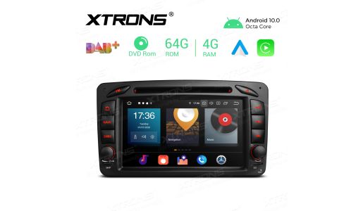 7 inch Android 10.0 Octa-Core 64G ROM + 4G RAM Car Multimedia GPS DVD Player Custom fit for Mercedes-Benz